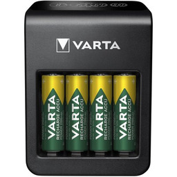 VARTA Ładowarka LCD Plug Charger+ 4 akumulatorki AA