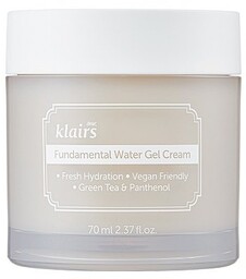 Klairs, Fundamental Water Gel Cream, Krem do twarzy,