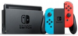 NINTENDO Konsola Switch HAC-001(-01) + Kontroler Switch Czerwono-niebieski