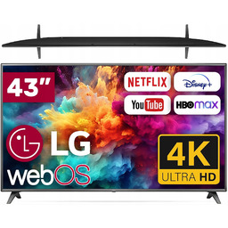 Telewizor 43" Smart Tv 43 cale Lg Wi-Fi