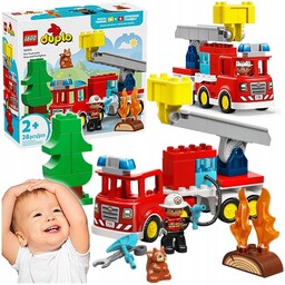 Lego Duplo Wóz Strażacki Z Wężem Straż Pożarna