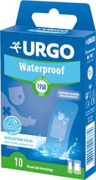 Urgo Waterproof, plastry z opatrunkiem, wodoodporne, 10 sztuk