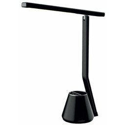 Lampka biurkowa LED Cube z przybornikiem czarna Nilsen