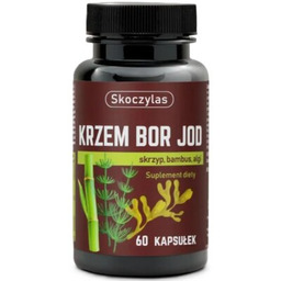 SKOCZYLAS Suplement diety Krzem Bor Jod (60 kapsułek)