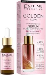 Eveline Cosmetics Golden Illumi, skoncentrowane serum silnie rozświetlające,