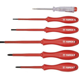 TOPEX Zestaw wkrętaków 39D155