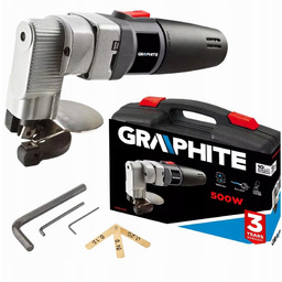 Graphite 59G402 Nożyce do blachy prostej 500W, walizka