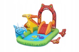 Wodny Plac Zabaw Basen Dinozaury 241x140x137cm Zjeżdżalnia Dmuchane