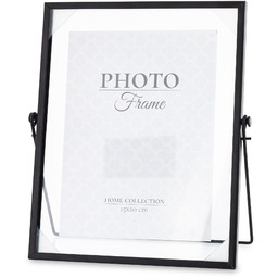 Ramka na zdjęcie zdjęcia czarna metalowa 24x21,5x11 157124
