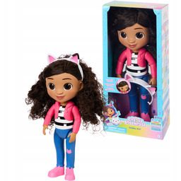 Duża Lalka Gabi z Opaską Uszy Kota Koci