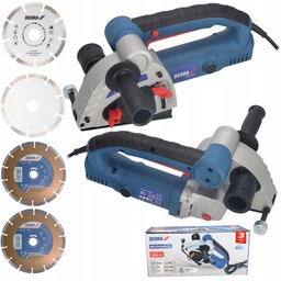 Bruzdownica Elektryczna Dedra 1500W Do Betonu 4xTarcza 125mm