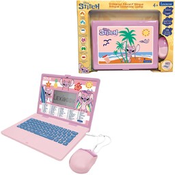Lexibook, Disney Angel - Stitch, francusko-angielski dwujęzyczny laptop