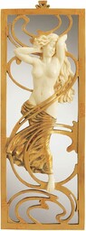 Design Toscano PD0508 paryski salon art nouveau lustro,