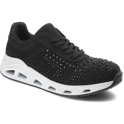 Rieker Czarne Sneakersy Stylowe Obuwie Damskie