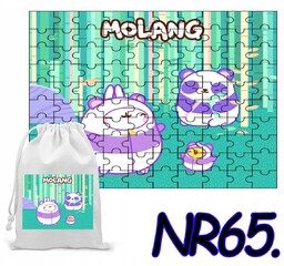 PUZZLE 110 EL. UKŁADANKA PREZENT KRÓLIK MOLANG +