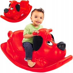 Little Tikes Piesek Na Biegunach Czerwony Bujak