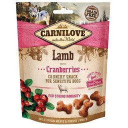 Carnilove crunchy snack lamb with cranberries with fresh