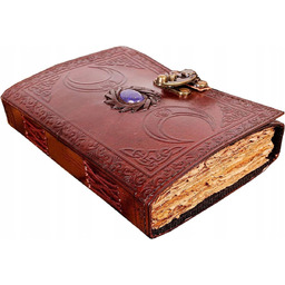 Dziennik Celtycki Notes Vintage Skórzany 18 X 13Cm