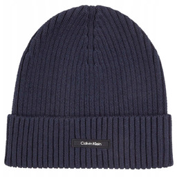 Calvin Klein czapka zimowa beanie granatowa rozmiar uniwersalny