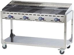 HENDI Grill gazowy Green Fire Kitchen Line 4-palnikowy