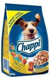 SUCHA KARMA DLA PSÓW Chappi 500g Z DROBIEM