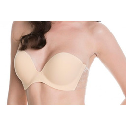 Biustonosz WINGS!BRA Julimex samonośny beżowy D