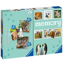 RAVENSBURGER Puzzle Zwierząt 20984 (110 elementów) + memory