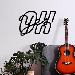 Stylowe, czarne dekoracyjne akcesoria ścienne, 61 x 41