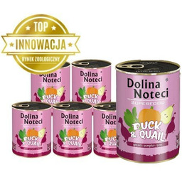 DOLINA NOTECI PREMIUM SUPERFOOD kaczka i przepiórka 6x400g