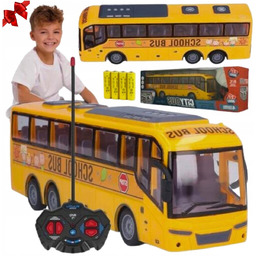Autobus ZDALNIE STEROWANY Samochód Auto RC Światła Prezent