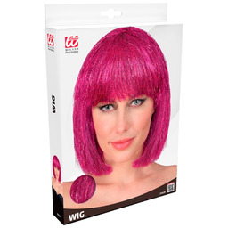 Różowa peruka Glitzy