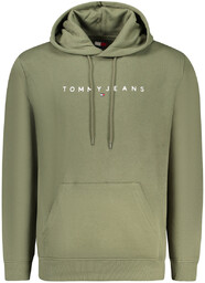 TOMMY HILFIGER BLUZA BEZ ZAMKA MĘSKA ZIELONA