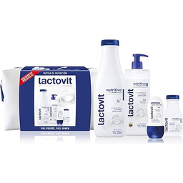 Lactovit Odżywczy opak, kosmetyczka z odżywczym mlekiem