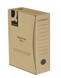 Pudło archiwizacyjne Q-Connect, karton, A4/100mm, szare