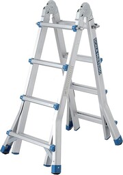 Aluminiowa drabina teleskopowa 3,98 MT lekka 4x4 Wielofunkcyjna