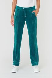 JUICY COUTURE Turkusowe damskie spodnie Tina, Rozmiar XS