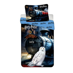 Jerry Fabrics Pościel bawełniana 140x200 Harry Potter Hogwarts