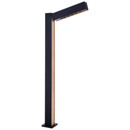 Lucande - Taskalin Lampa Ogrodowa H70 Black/Wood