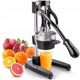 Ręczna Wyciskarka Do Cytrusów Owoców Ciężka Solidna Czarna