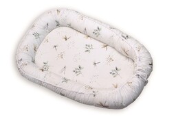 Babymatex Gniazdko niemowlęce Prestige natural cotton 55x80 białe