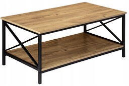 Stolik kawowy loft metalowy nowoczesny ława loftowa