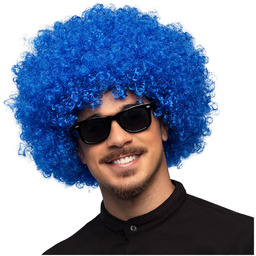 Peruka Afro Groove niebieska