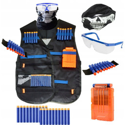 ZESTAW DO Nerf KAMIZELKA + MAGAZYNEK + STRZAŁKI