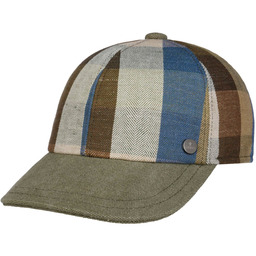 Czapka Colour Checks by Lierys, oliwkowy, One Size