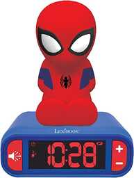 Lexibook - Cyfrowy budzik Spider-Man dla dzieci