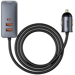 Baseus Share Together z przedłużaczem, 2x USB, 2x