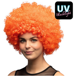 Peruka Afro Groove pomarańczowa