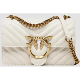 PINKO Biała torebka damskaLove One Mini DC Sheep