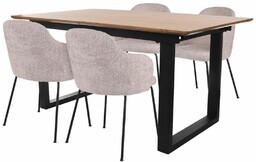 Zestaw: Stół rozkładany Grand + 4 krzesła