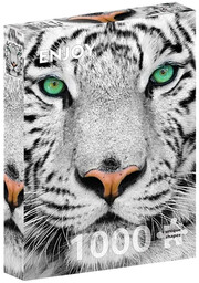 Puzzle 1000 Biały tygrys syberyjski - Enjoy